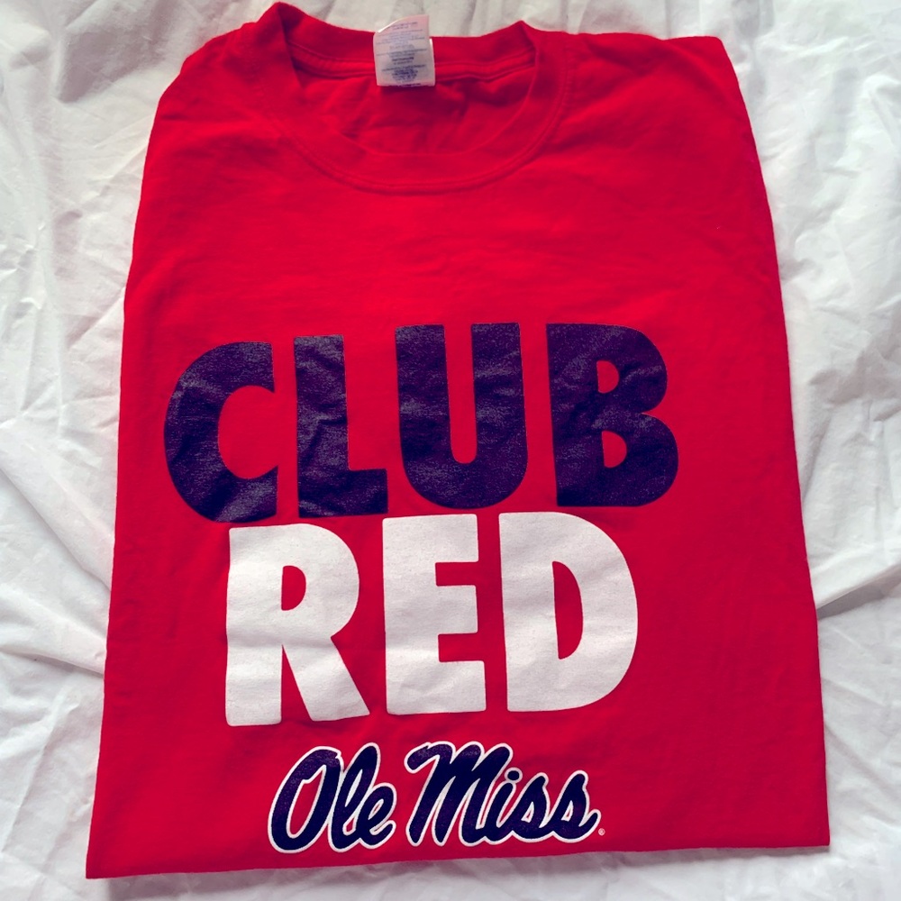 *NWOT* Ole Miss Rebel Club Red T-Shirt